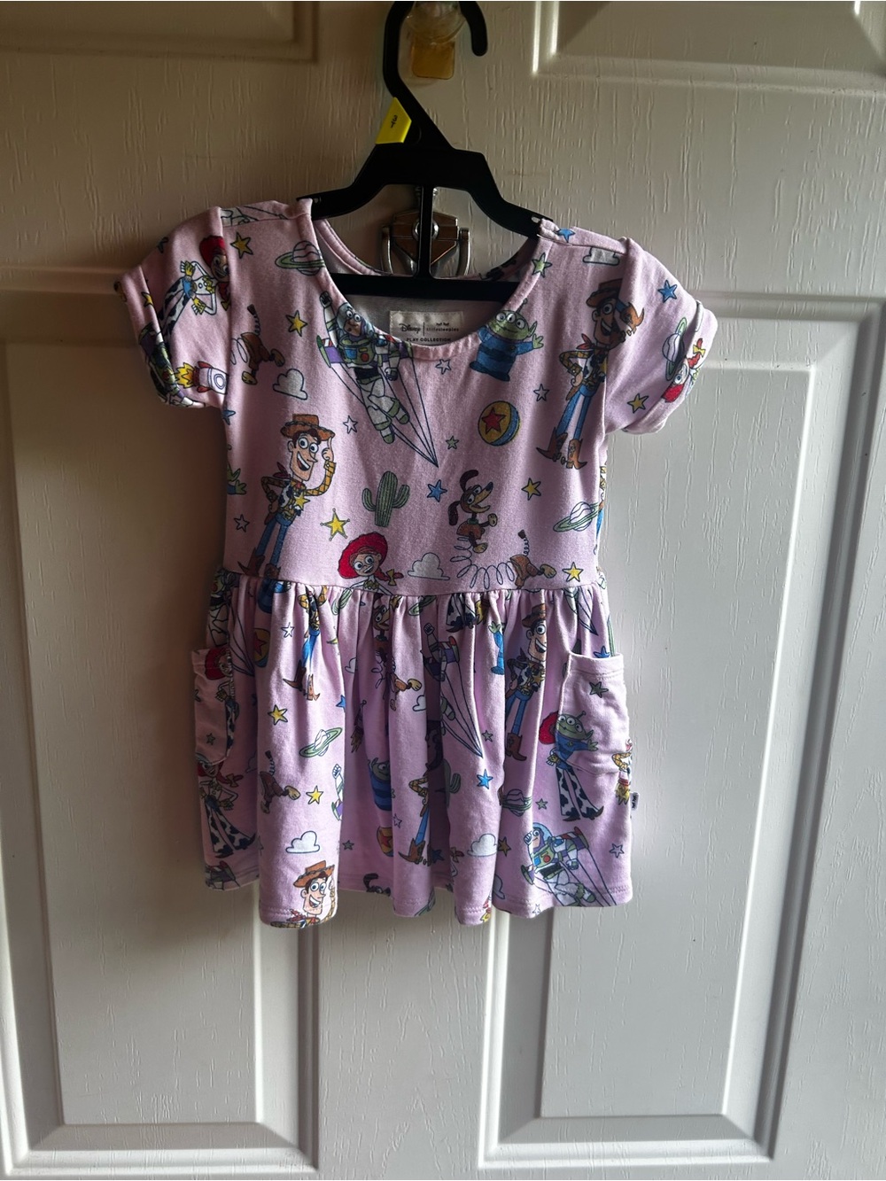 Little Sleepies Disney Pink Toy Story Pocket Dress with bloomer